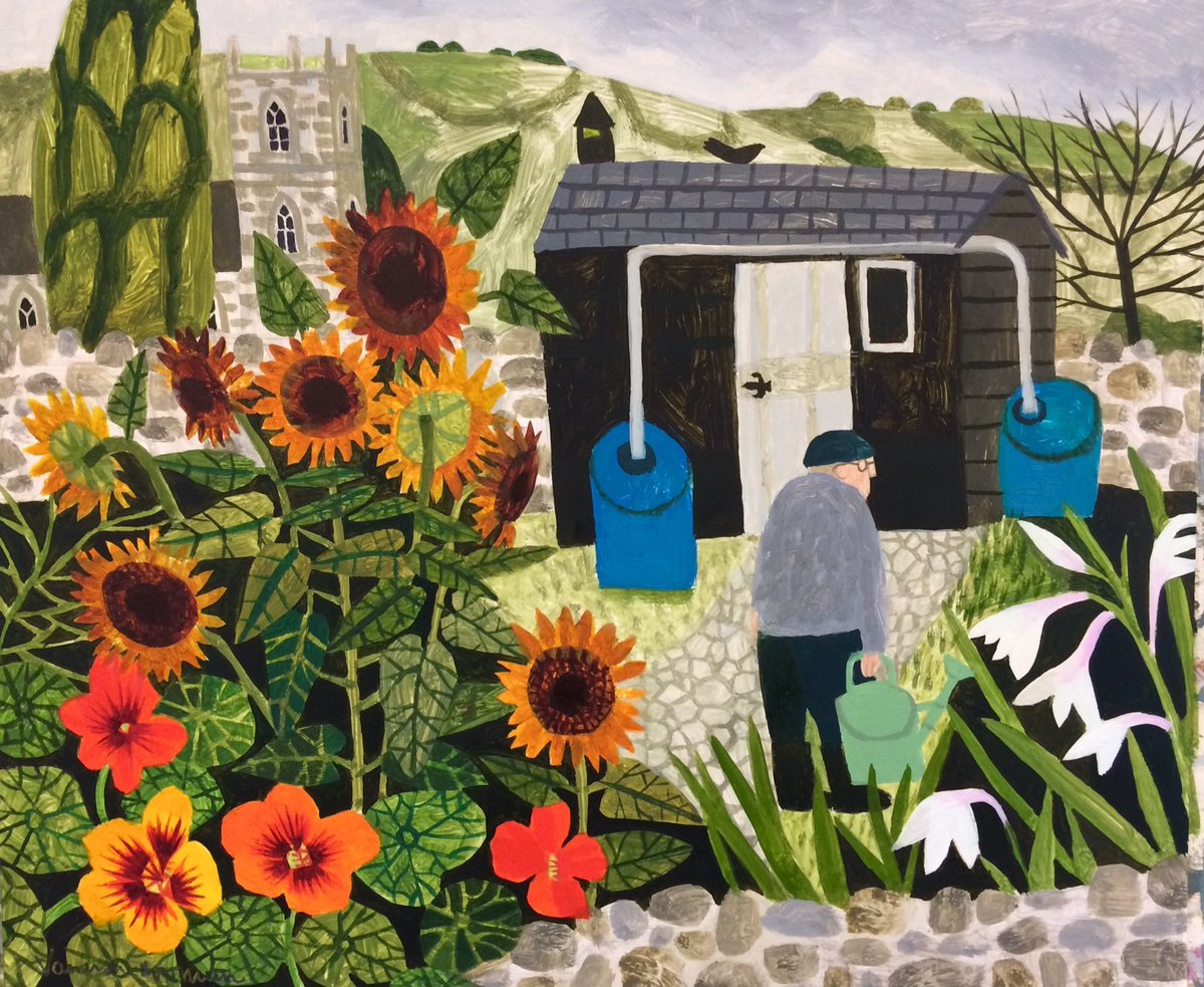 Vanessa Bowman 
Pottering on the Allotment