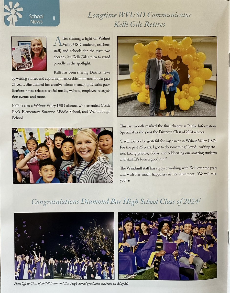 Thank you, Diamond Bar Community Foundation! I’m honored to be featured in The Windmill publication. 🙏😀🌻
<a href="/WVUSD_Tweet/">Walnut Valley USD</a>
