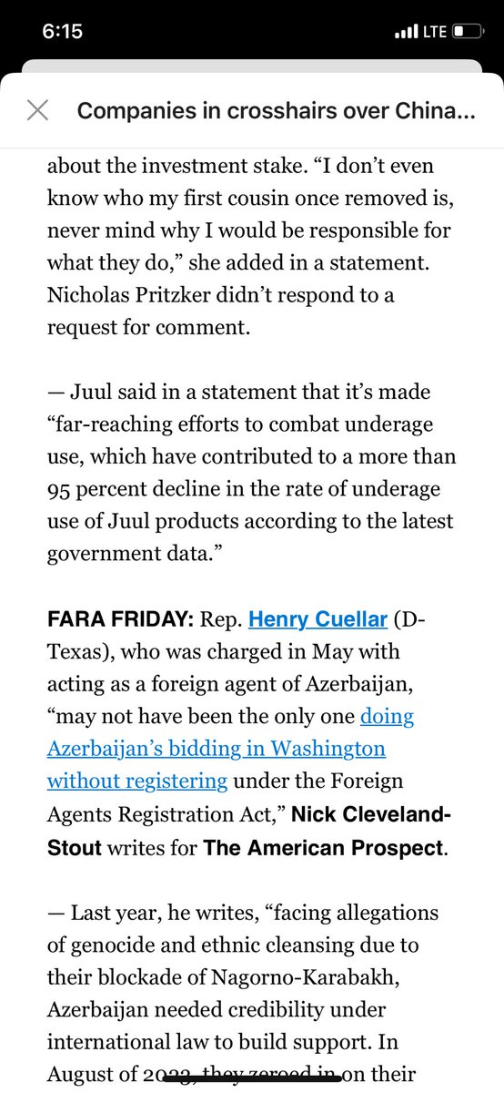 dlippman's tweet photo. SCOOP: IL Gov. JB Pritzker, a potential VP pick, has strongly criticized e-cigarettes in recent years. But his own cousin Nicholas Pritzker is the 2nd largest shareholder of e-cigarette company Juul, from which he and his family have made at least $1.8B. https://t.co/yXHuFbYgEP https://t.co/ALwOjp2w62
