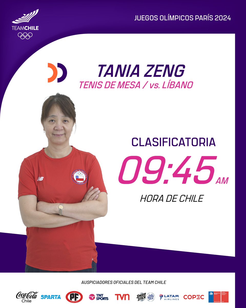TeamChile_COCH's tweet photo. También debuta la natación 🏊🏼‍♂️ y el tenis de mesa 🏓. https://t.co/QlLa3WfYH6
