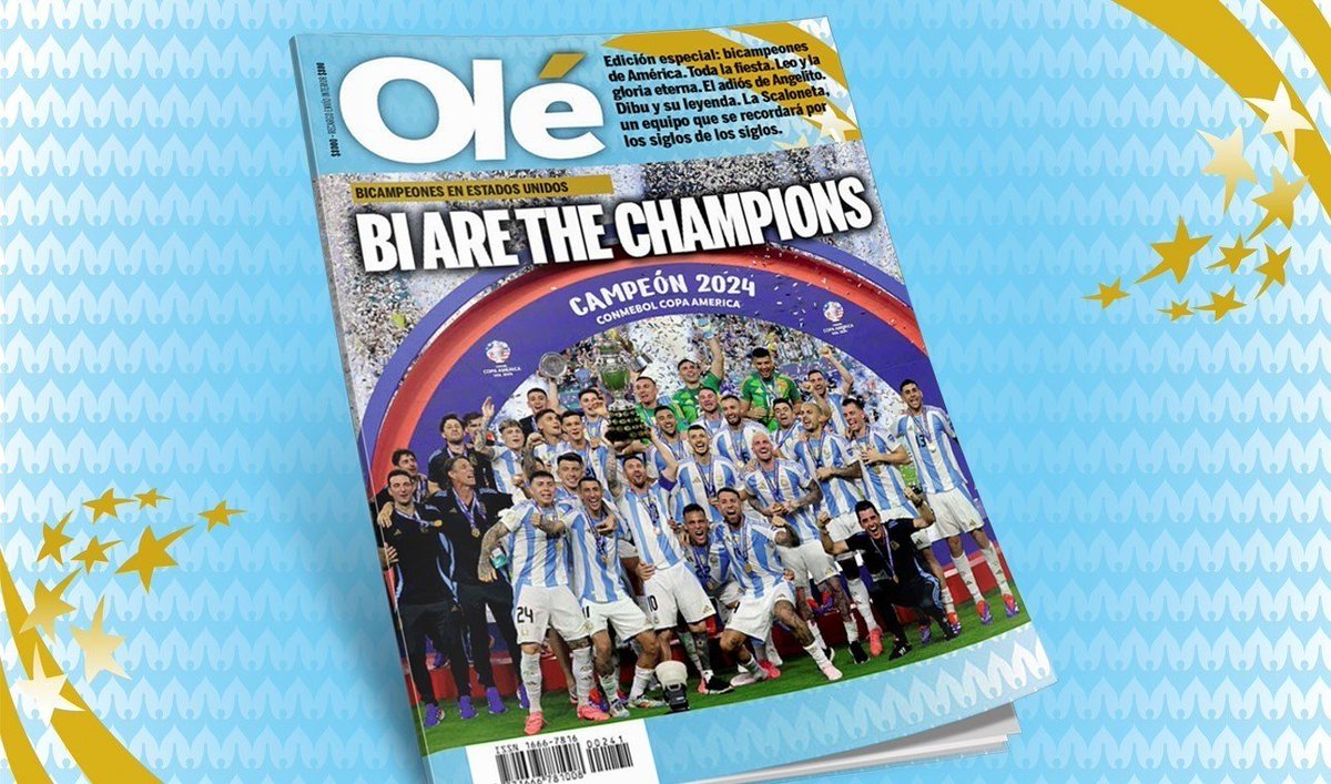 kuromoran's tweet photo. BI ARE THE CHAMPIONS se llama el especial de olé, tenes que cerrar las imprentas
Bi-campeón, Bi-sexual 🏳️🌈
#campeones #orguyo #gai https://t.co/coS4fIqvgG