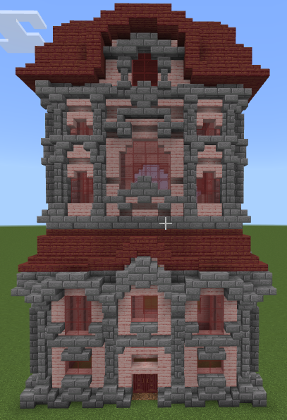 CreativeRazor's tweet image. I'm back! Working on a Gothic Revival Style Village called "Red Velvet Place"! 
#Minecraftbuilds