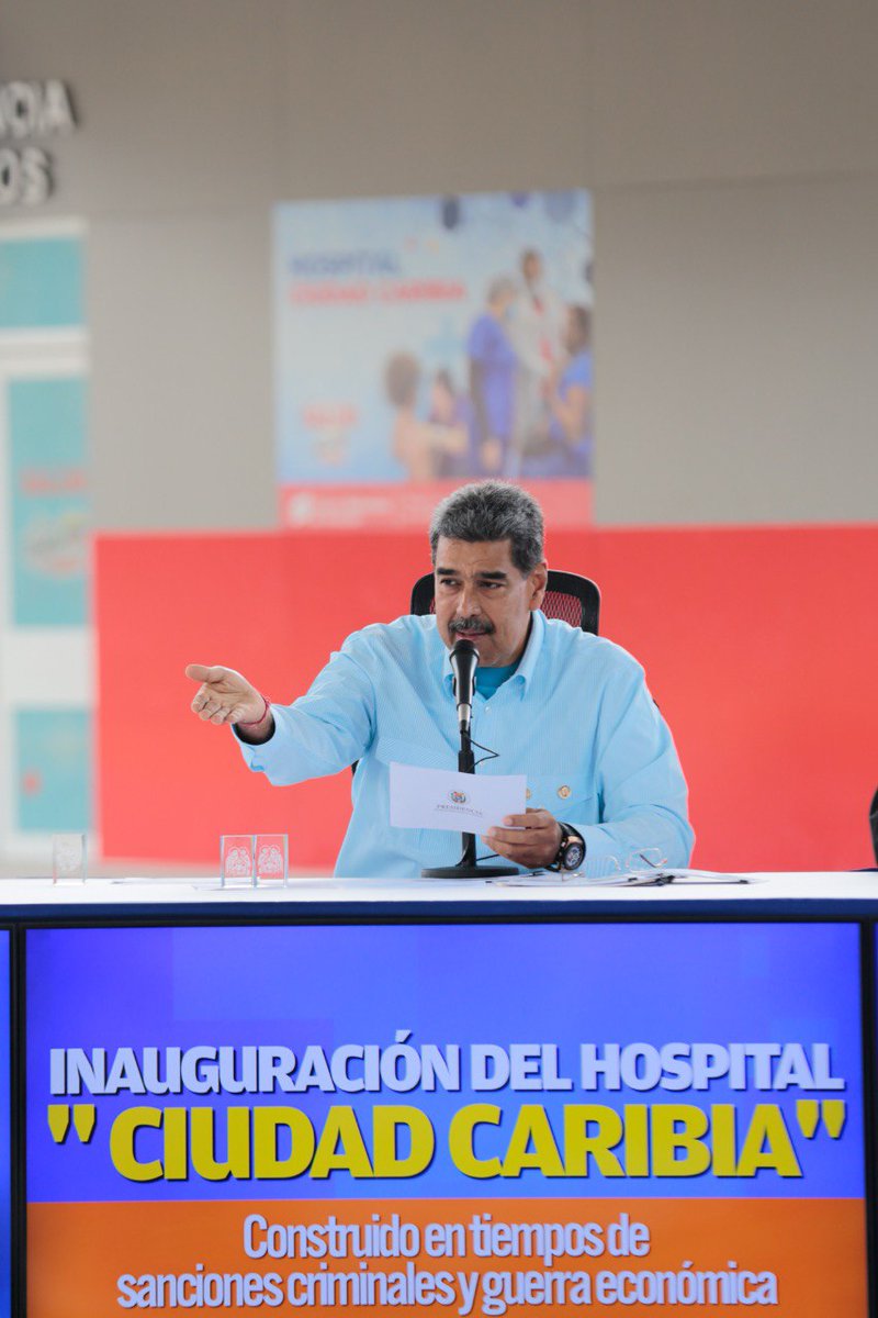 #EsNoticia| En la parroquia Coche, en Caracas, el Pdte. <a href="/NicolasMaduro/">Nicolás Maduro</a> entregó, de paquete, el Centro Diagnóstico Integral (CDI) "Cruz Villegas", totalizando así 28 obras de salud entregadas en todo el país.

#26Jul
#TriunfaLaEsperanza