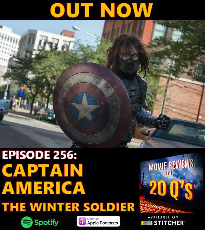New ep! Join us as we throw 20 Q’s at Captain America: The Winter Soldier, like:

Who’s more useless, Falcon or Hawkeye? How can the MCU be this good again? What robotic body part would we most like to have? 

#PodernFamily #podcast #Marvel