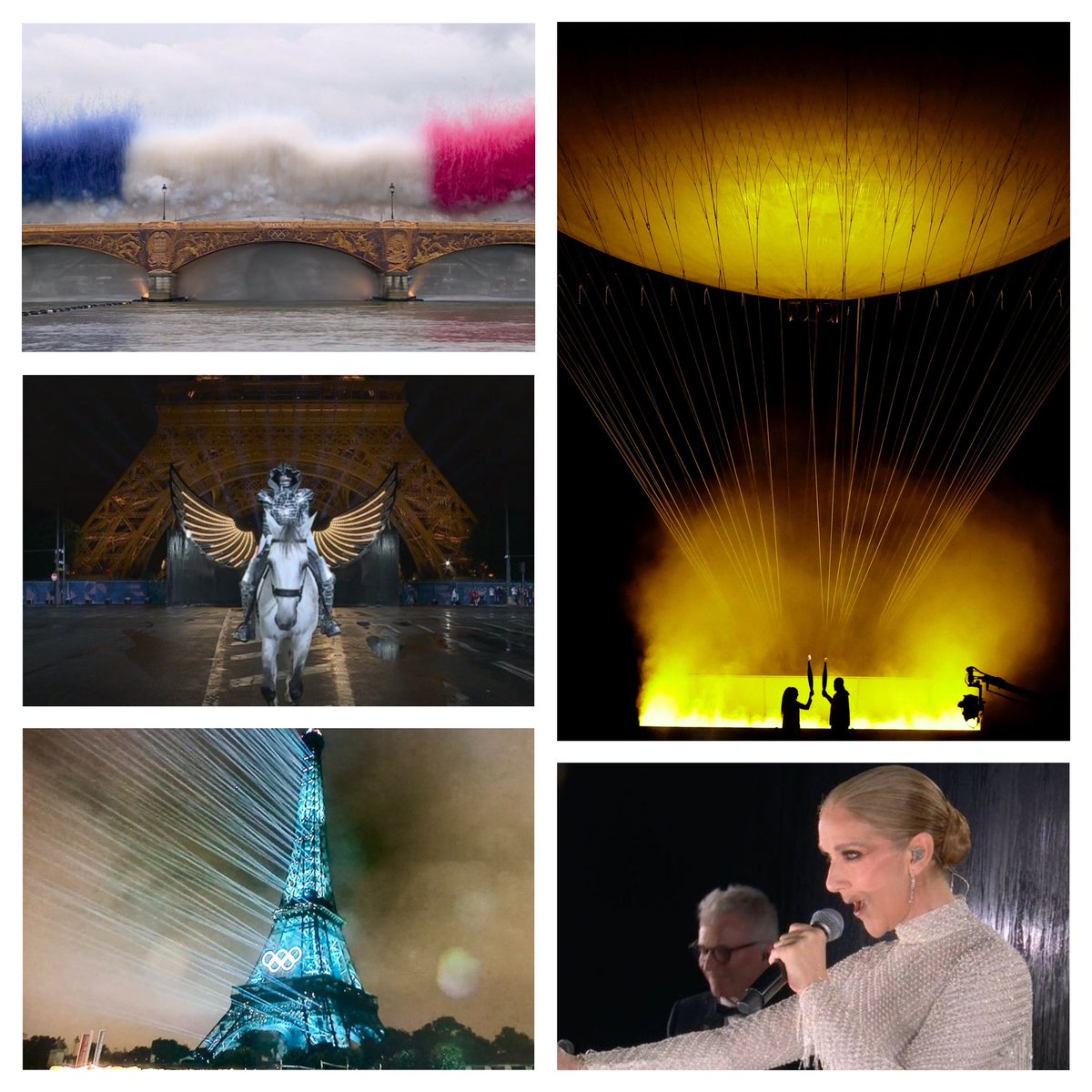 Retenons ça, magnifique, grandiose, magique…. Et ce final magistral avec Céline, a elle seule remet tout le monde d’accord. 💙🤍❤️