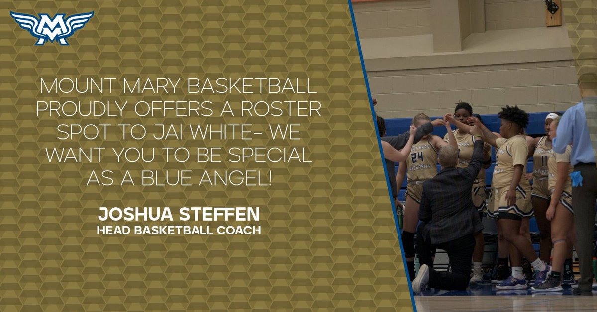 kai’Jai White (@kaijai_2w) on Twitter photo Happy And Blessed To Recieve Another Opportunity To Continue Basketball thank you to <a href="/CoachSteffenMMU/">Joshua Steffen</a> Happy And Blessed To Recieve Another Opportunity To Continue Basketball thank you to <a href="/CoachSteffenMMU/">Joshua Steffen</a>