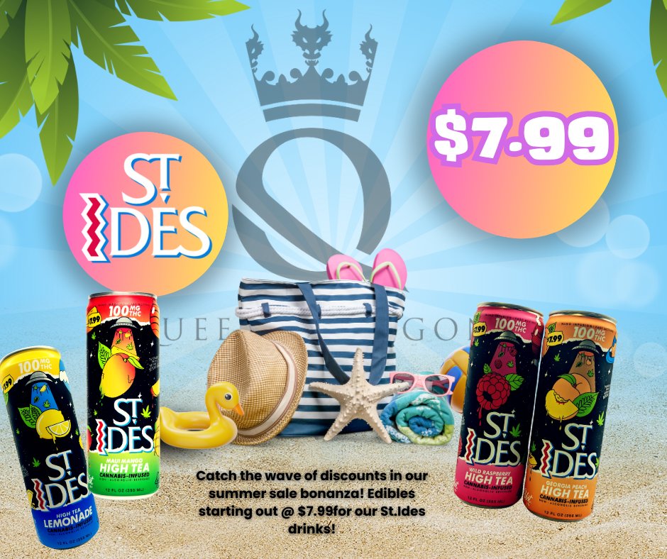TheQueenDragons's tweet photo. indulge in St. Ides #infuseddrinks to beat the summer heat, or enjoy our #dropsgummies on sale for $10,#pressies for $7,  along with a variety of other edibles. #delivery (530) 238-5638 #edible #sale #supportlocal #cannabissale #thcteas #cannabistea #Thequeenofdragons #cannabis https://t.co/o3UQbO4Z3l