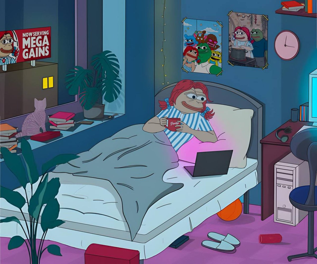 pendycoin's tweet image. A cosy chill weekend looking at the $PENDY chart is all we need! ☕️