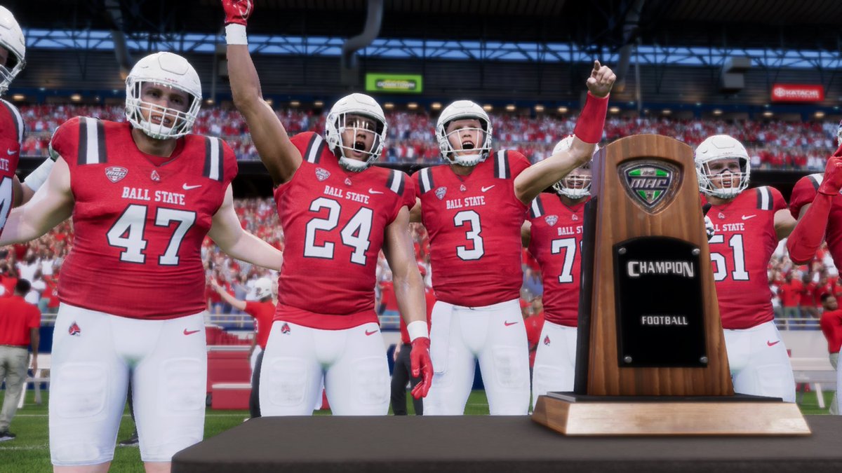 iluvsp0rtz's tweet photo. BACK2BACK MAC CHAMPIONS!!! #NCAAFootball #WeFly #TrueCardinal #GoCardinals #ChirpChirp #BallState #MAC https://t.co/P7EgDbtXQT