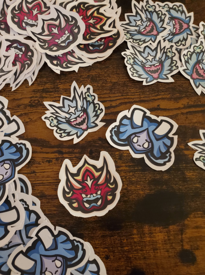 OKAY! I think I've talked about this for like a year now and I'm so happy to finally announce: I'M LAUNCHING A HANDMADE PRINT STORE 🔥

If you've got one of my stickers from any of the VGC regionals this season, I made a way for you to pick up the rest of the set :) Link in bio!