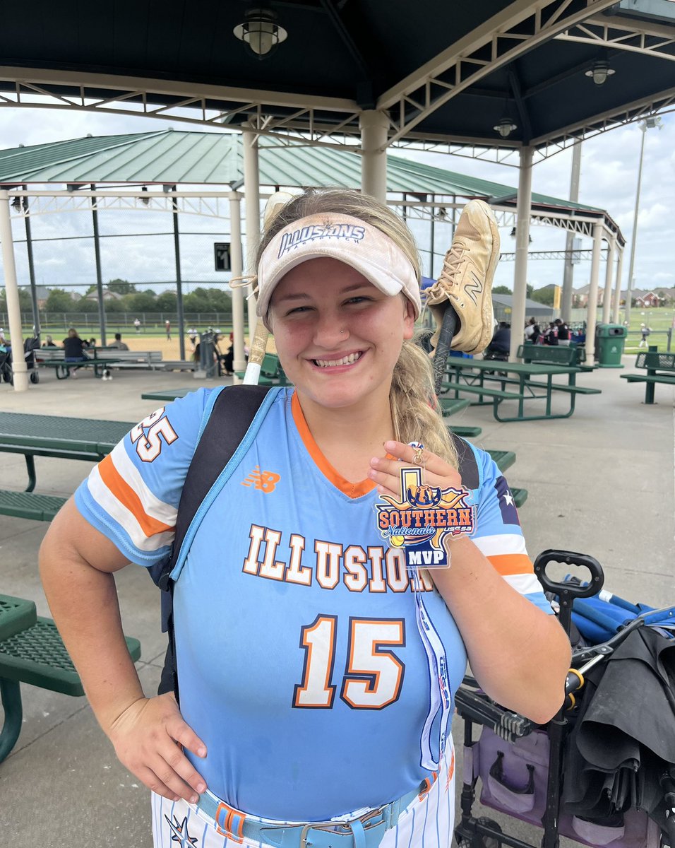 Fantastic team effort today to start USSSA Southern Nationals. 2-0 through Pool play. Offense and defense both on point. 

Game 1 MVP - Cierra Kemp (2024) with the big 2 run go ahead home run. 

Game 2 MVP - Addison Brown (2025) throwing the 1 hitter and leaving people 👀 at the