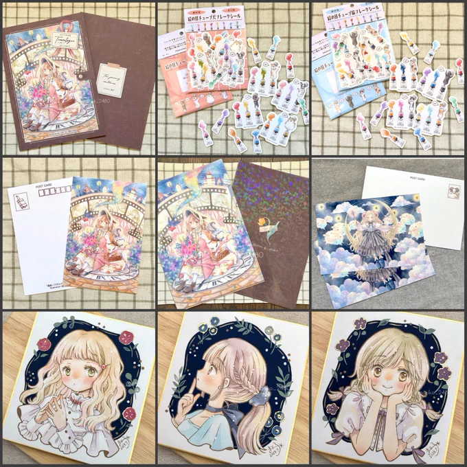 お知らせ遅くなりましたが、本日からの #メルメリィマーケット に両日参加致します!

🌷スペース…にじいろ*ひろば C26
🌷時間…12:00〜16:30
🌷場所…難波御堂筋ホール 10F

新作は原画3点のみですが、画像1枚目2段目までのグッズはイベント初出しになります🙌🏻

ZEROTENのDMも貰ってください〜! 