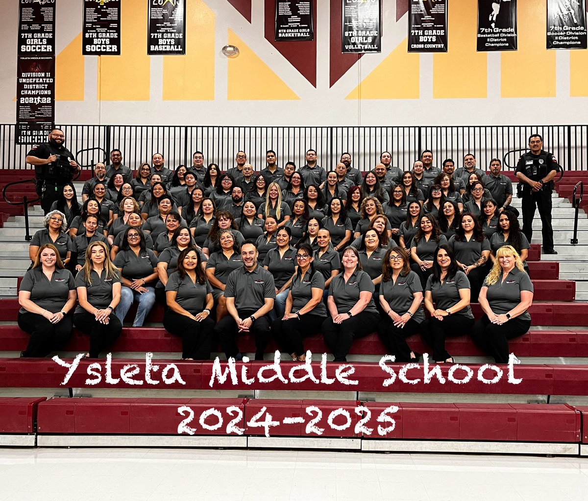 Ysleta Middle School (@ysletams) on Twitter photo Our Braves Team of teachers and staff <a href="/YsletaMS/">Ysleta Middle School</a> is excited and ready to Welcome our students on Monday, July 29 for their first day back to school! <a href="/YsletaISD/">Ysleta ISD</a> <a href="/JosePerYMS/">Jose Perez</a> @aramirez_YMS <a href="/yms_counselor/">Kim Antwine-Montes</a> Our Braves Team of teachers and staff <a href="/YsletaMS/">Ysleta Middle School</a> is excited and ready to Welcome our students on Monday, July 29 for their first day back to school! <a href="/YsletaISD/">Ysleta ISD</a> <a href="/JosePerYMS/">Jose Perez</a> @aramirez_YMS <a href="/yms_counselor/">Kim Antwine-Montes</a>