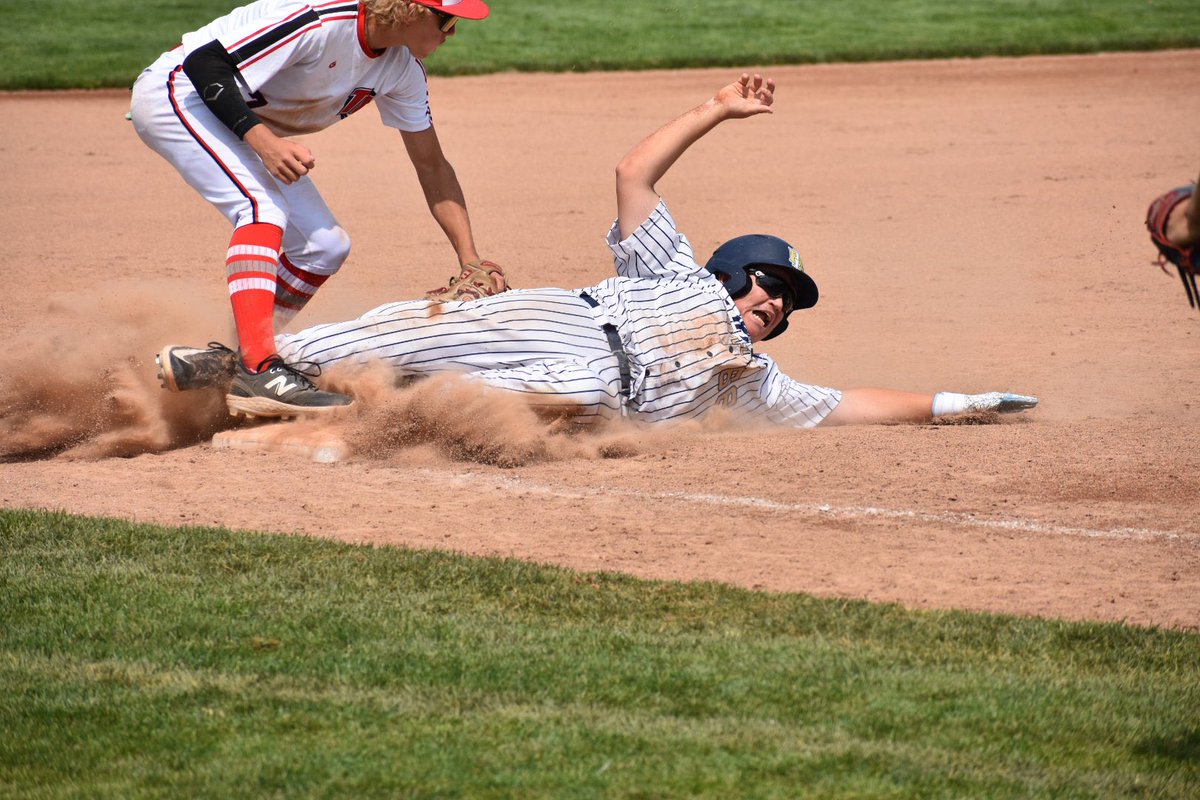 WOWFactorMISel's tweet photo. Great come from behind win today. The boys battled hard to get the win. Top of 7th we had two singles back to back by Redman and Snow to start the inning. Bases loaded, Holzgen hits a shot over the center fielder to drive in two runs to go ahead 5-4. Our defense held them for the win in the bottom of the seventh. Proud of the boys! Go Impact. #wmimpactbaseball 

Doubles: @ElliotC02, @holzgen_e, DeBoer
Singles: Clark, @jaxon_sipmann (2), @colenyman5, DeBoer(2), Redman(2), Snow

Pitching: Clark (4 innings- 5 K’s, 2 runs, 2 hits), Nyman (1.2 innings- 2 runs, 1 hit), Holzgen (1.1 innings- 1 K, win)