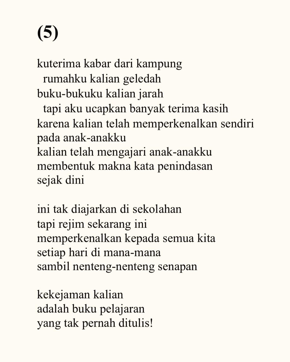 Kegeraman kangmas Thul ketika rumahnya digeledah. Hingga saat ini barang-barang yang diambil aparat belum dikembalikan: buku, lukisan, kaset