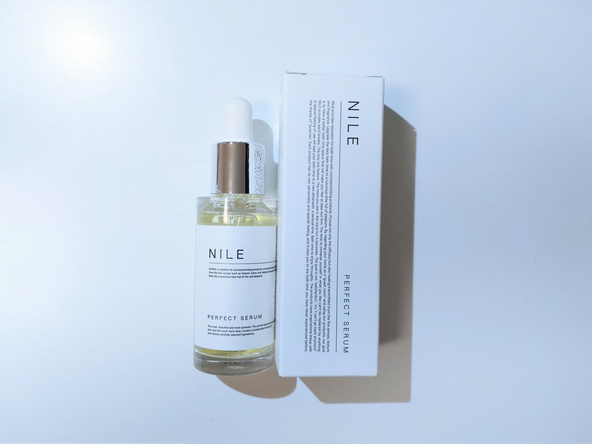 kaitaimono_list's tweet photo. NILE 
PERFECT SERUM
2,680円

匂いもテクスチャもパッケージも全部好み！
スキンケアってめんどくさがってサボりがちだけどこれ買ってから1週間、毎日欠かさず塗ってるしスキンケア好きになってきた…🥺
置いておくだけでおしゃれなのめちゃうれし🥺 https://t.co/GLxhdW88Wc