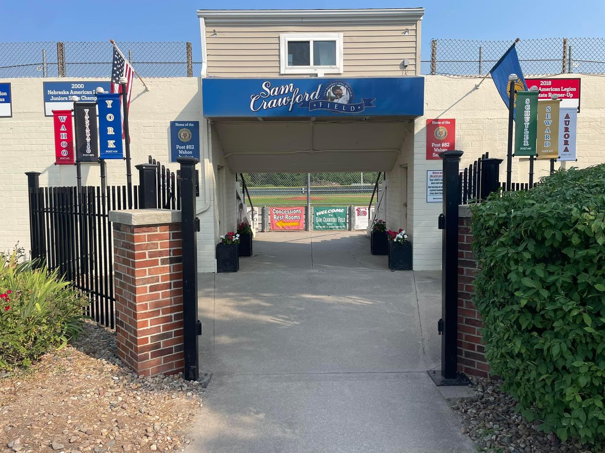 Wahoo State Bank Reds and Pharmacy Blues Baseball tweet media