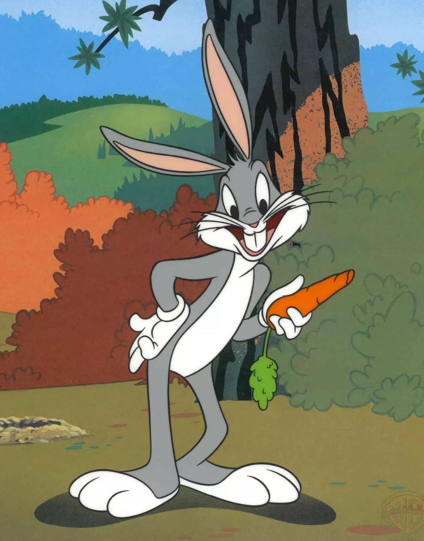 PopBase's tweet image. Bugs Bunny turns 84.