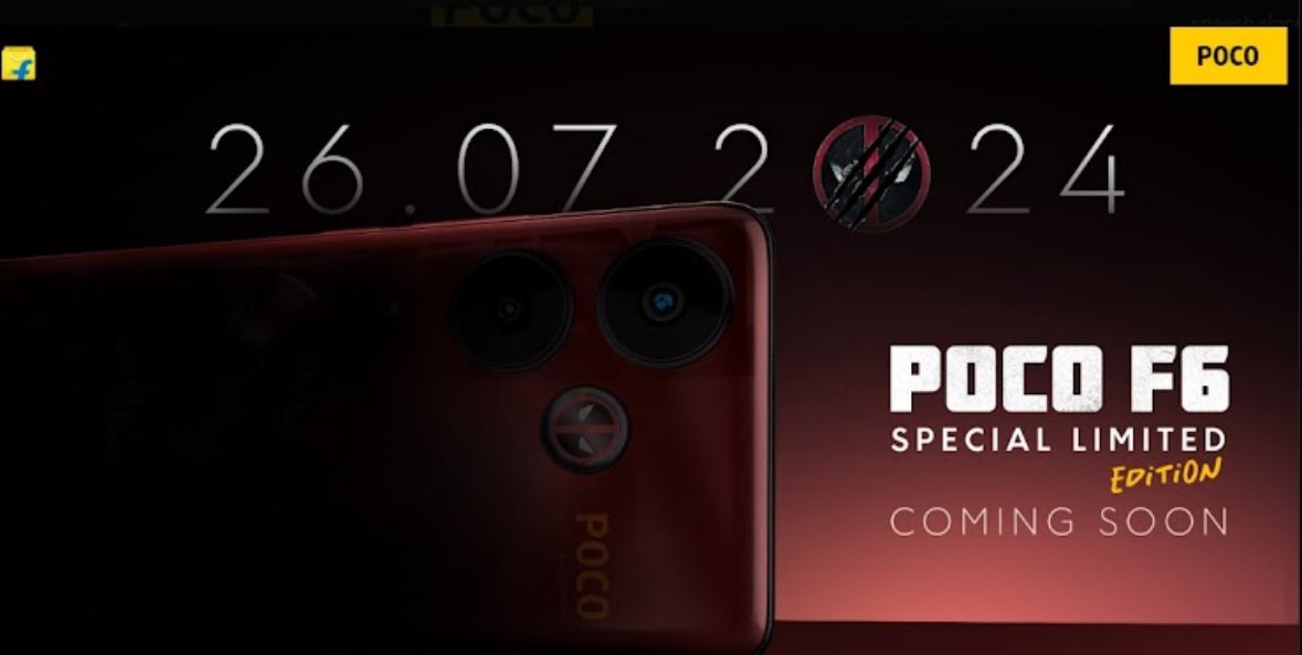 rishabhjainhere's tweet image. Special Editions are always eye catching but Deadpool makes it more interesting with the Ultimate Performing Poco F6 ❤️❤️ Stay tunned for 26th July 2024

#POCOXDeadpool
@IndiaPOCO 
@Himanshu_POCO 
@Pathtoremember