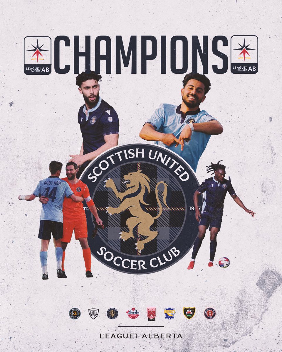🚨LEAGUE1 ALBERTA CHAMPIONS🚨

           Edmonton Scottish United

2 goals from Habib Assem in extra time sealed the deal for the Tartans.

Congratulations to your 2024 inaugural L1AB Champions Scottish

Photos credit: Norman Bo