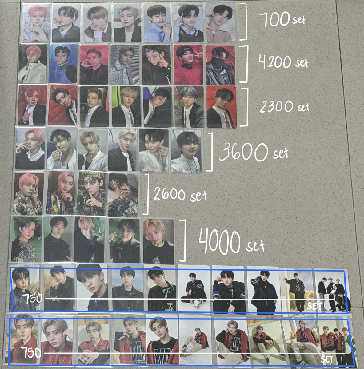munsun__'s tweet photo. wts lfb | help rt 🇵🇭

enhypen pocas 

💛 1:3 from 2nd photo
💜 1:2 from 2nd photo
💚 1:1 from 2nd photo 

1 blue square = 1 pc

tags: enhypen enha heeseung jay jake sunghoon sunoo jungwon ni-ki riki rpc pc pcs ld https://t.co/3NzHBqMVuA
