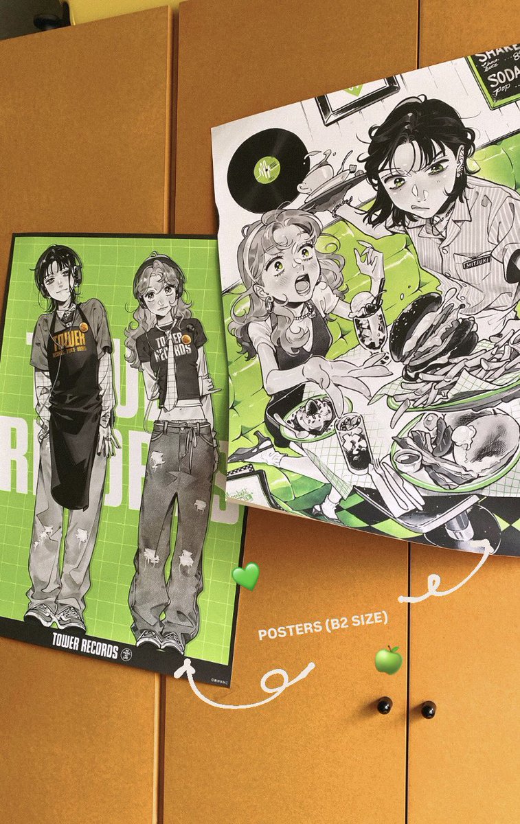 【気になってる人が男じゃなかった × TOWER RECORDS CAFE】

ついに7/29(月)までです〜！💚💚💚
今週末、もしよければぜひお越しくださいませ🥰暑いのでお気をつけて！！！

The Collab Cafe is until Monday the 29th! xx Please stop by if anyone’s in Tokyo or Osaka 💚