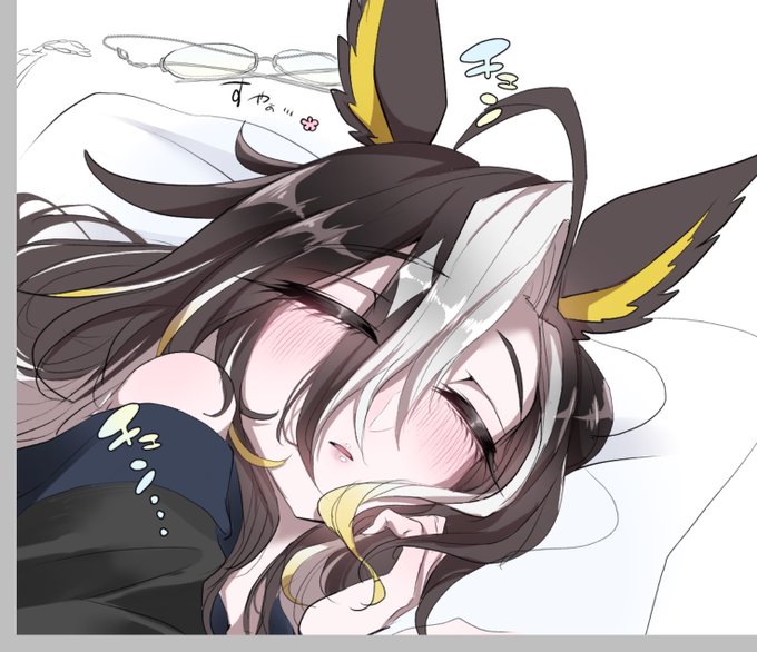 可愛く描けた寝顔ジャーニー見て… 