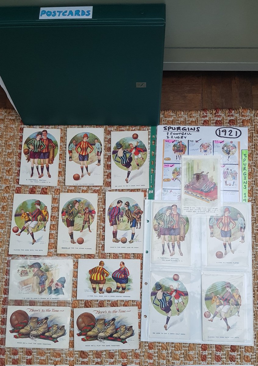 DagenhamInvince's tweet photo. 1920 #LizzyAshcroftCollection Spurgin Series of 12 Women's Football + Rugby Postcards - Fun to collect - Tiny part of my collection @collectfootball @Frederic @artgayle @footballandwar @justaballgame @Playing_Pasts Printed after France visit in Apr/May 1920 initiated footie craze https://t.co/RmXYsPZ6vJ