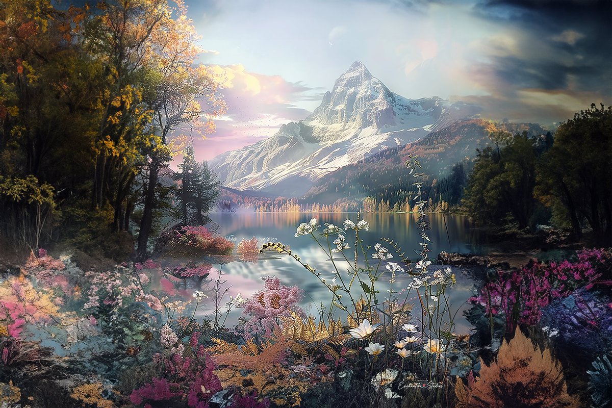 Timeless Tranquility - Stunning and Captivating. Perfect for any room or gift by EnchantikaStudios enchantikastudios.etsy.com/listing/175464…