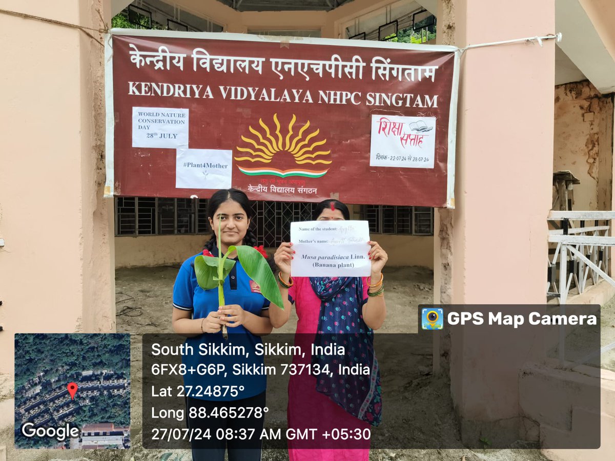 kvsingtam's tweet photo. Eco Clubs for Mission LiFE/School Nutrition Day in Shiksha Saptah: Nurturing a greener planet and healthier students through eco-friendly initiatives and nutrition awareness. @KVS_HQ https://t.co/YCkqw4JD8h