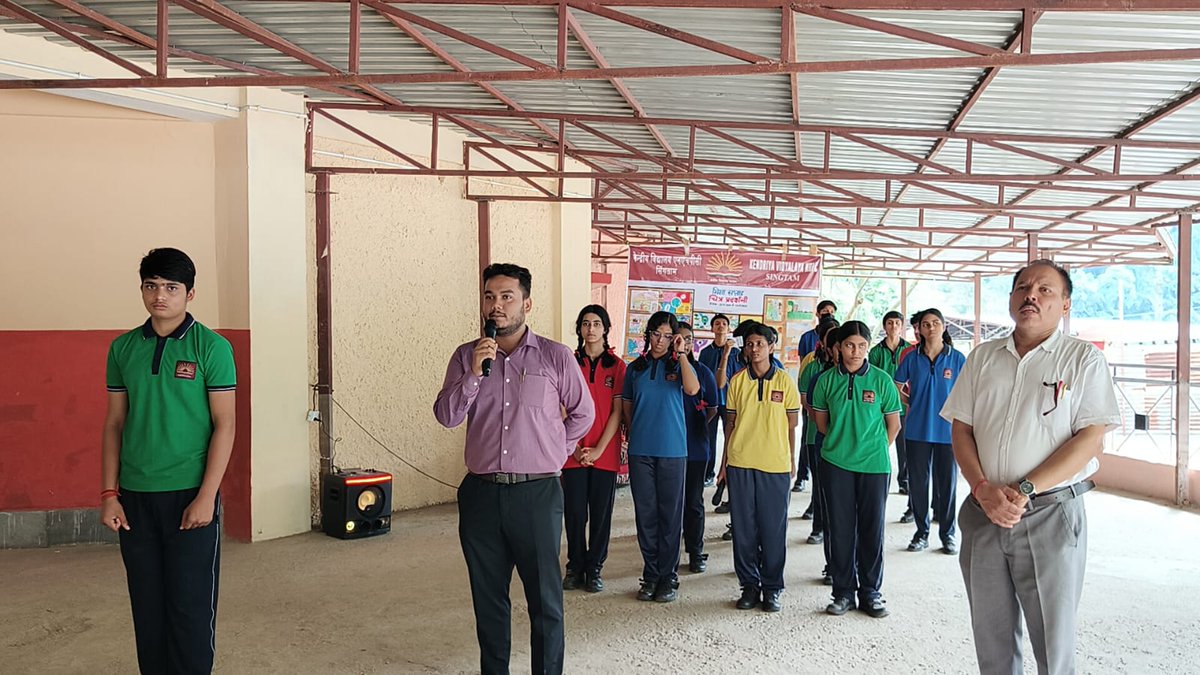 kvsingtam's tweet photo. Eco Clubs for Mission LiFE/School Nutrition Day in Shiksha Saptah: Nurturing a greener planet and healthier students through eco-friendly initiatives and nutrition awareness. @KVS_HQ https://t.co/YCkqw4JD8h