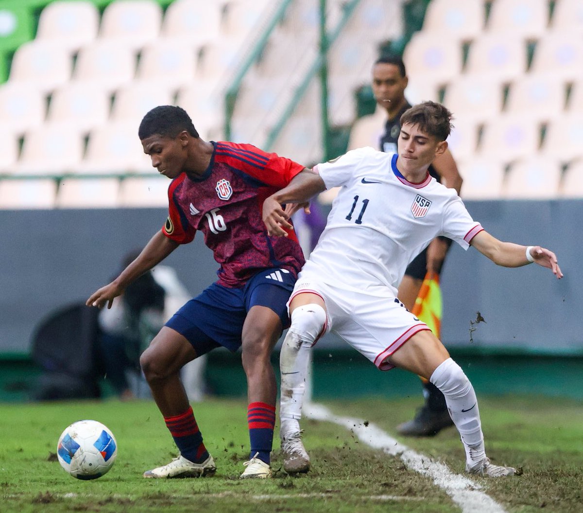 Seven teams are into the CONCACAF #U20Championship quarterfinals:

🇺🇸 USA
🇨🇷 Costa Rica
🇨🇺 Cuba
🇭🇳 Honduras
🇨🇦 Canada
🇲🇽 Mexico
🇵🇦 Panama

The last quarterfinal team will be either El Salvador, Guatemala, or Haiti.

The four quarterfinal winners will qualify for the 2025 #U20WC.