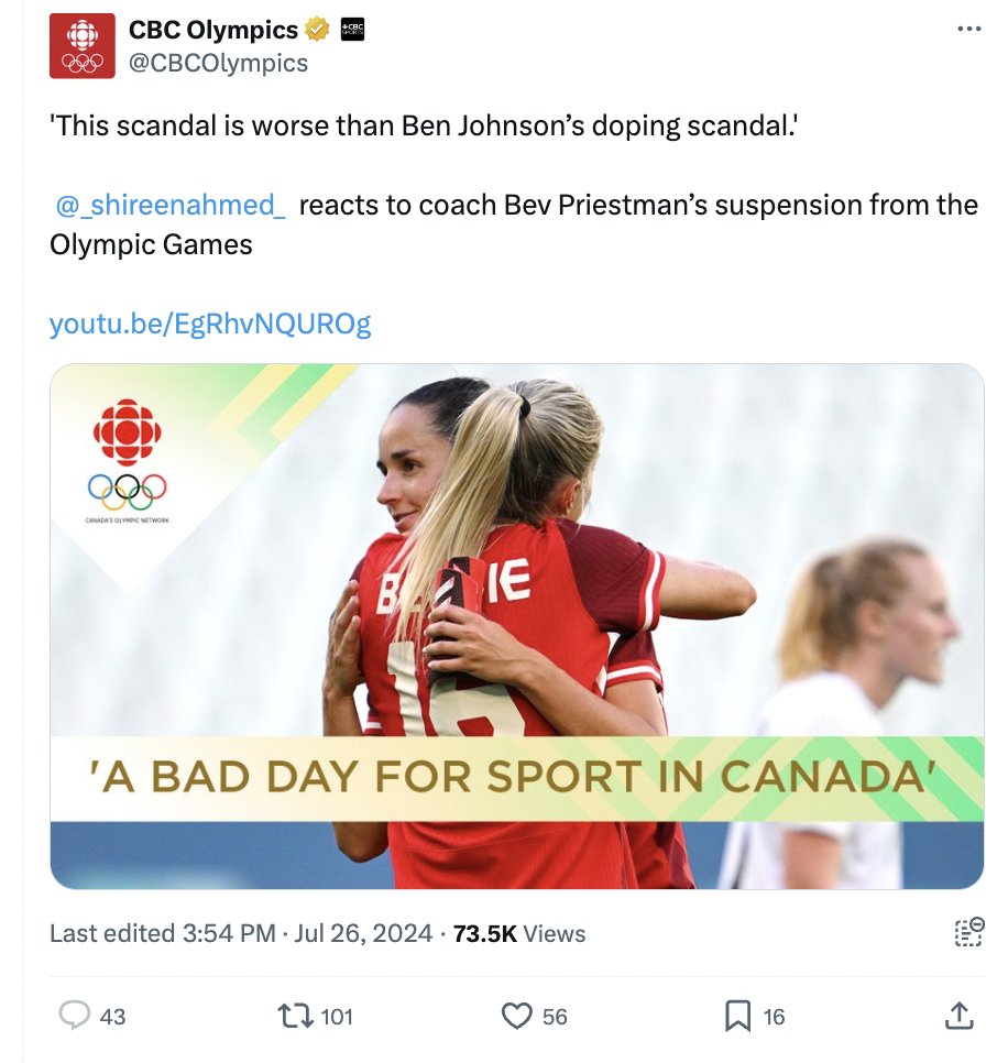 Johnsmith2553h's tweet image. reaction to #Spygate in Canada vs outside of Canada.

our media is hugely embarrassing themselves.

#canwnt #canmnt #tfclive