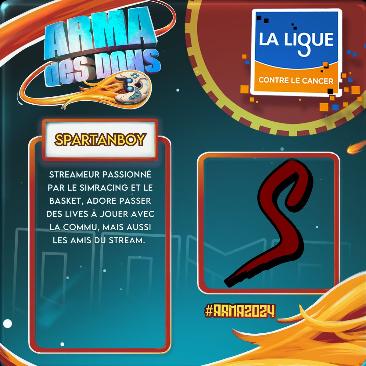 Retrouvez Spartanboy, membre de l'équipage #Arma2024, sur sa chaîne Twitch : twitch.tv/spartanboy