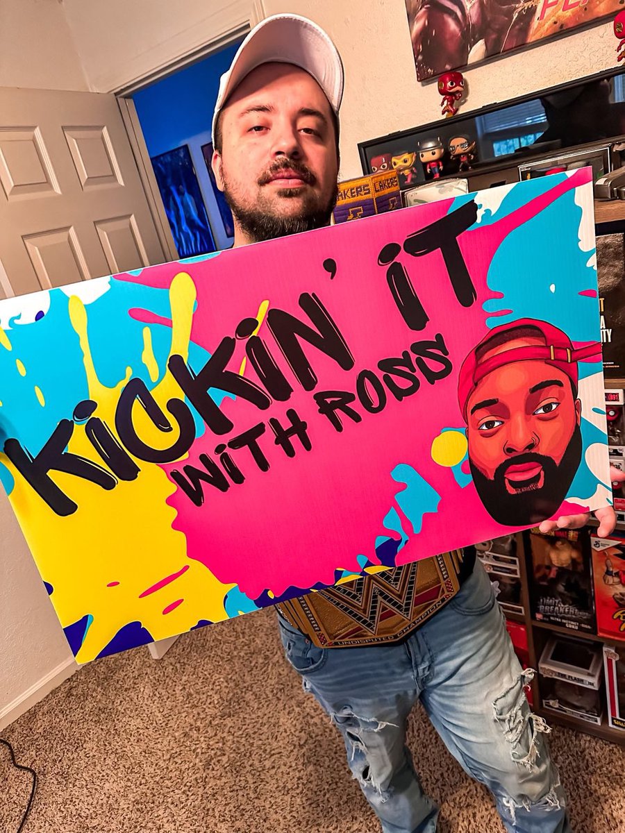 RossIsClutch's tweet photo. Shout out to one of the subscribers for making this sign and taking it to smackdown this week 😮‍💨 #ClutchSquad https://t.co/qrrivWCvdq