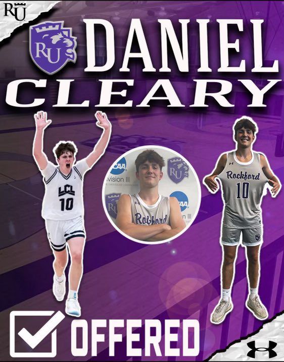 Daniel Cleary (@danielcleary25) on Twitter photo After a great visit with Coach Reigle and Coach Backalar, I am blessed and grateful to receive an offer to play at Rockford University.<a href="/RockfordUMBB/">Rockford MBB</a> <a href="/MTXEPREMIER/">MTXE Premier Basketball</a> After a great visit with Coach Reigle and Coach Backalar, I am blessed and grateful to receive an offer to play at Rockford University.<a href="/RockfordUMBB/">Rockford MBB</a> <a href="/MTXEPREMIER/">MTXE Premier Basketball</a>