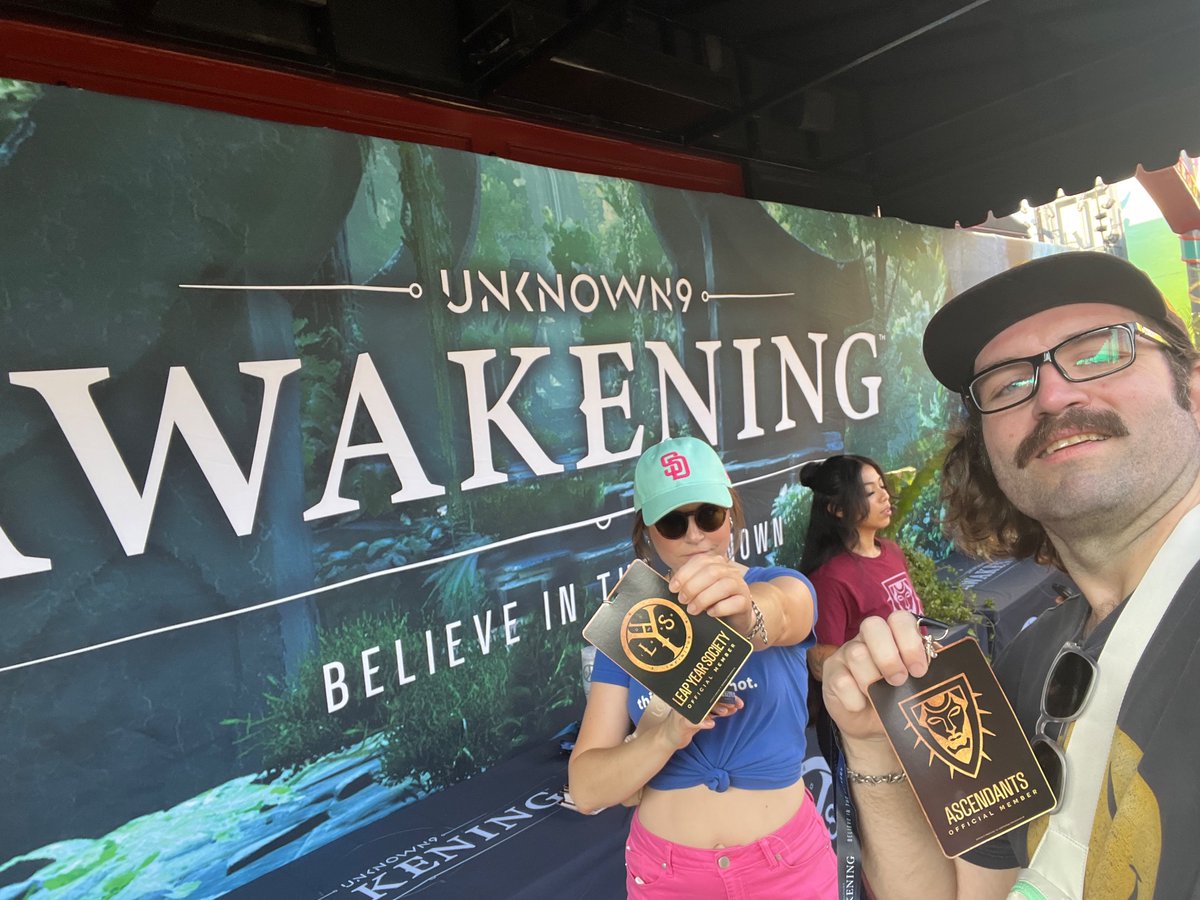 dalextalbott's tweet photo. Let’s play! For the Ascendants! #unknown9 #awakening #SDCC https://t.co/rfnnj4od1P