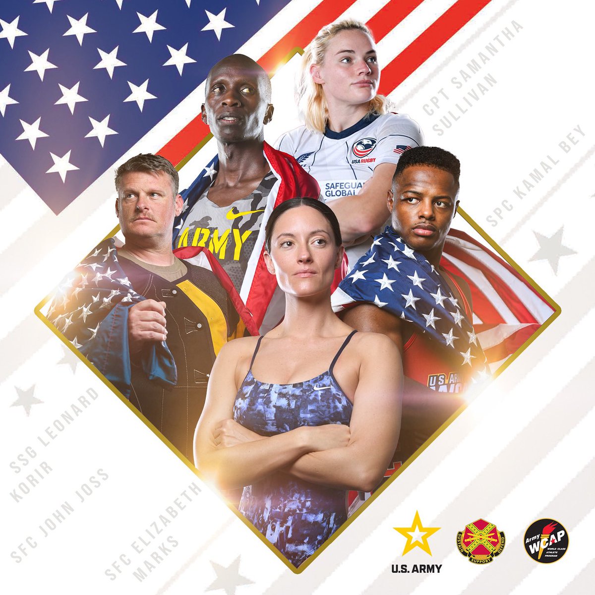 We're excited to watch our Soldier Athletes “Be All They Can Be”at the Olympics starting this weekend! Ten <a href="/USArmy/">U.S. Army</a> Soldiers will compete in various sports, including rugby, marksman shooting, marathon running, swimming, and wrestling. They have put in the work training, and we