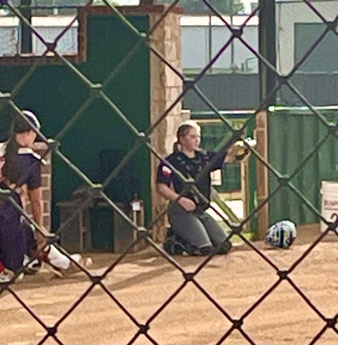 katiedumesnil27's tweet photo. @ Diamond O Summer Sizzler Camp.  Ready for the tournament tomorrow morning.#Catchers #classclassof2027 #thirdbase #putinginwork #grinding #softball 
@SEUSoftball @baconeathletics @OLLUSaints @tabor_softball @tluathletics @TommieSoftball @pvamusoftball #mojo https://t.co/mlbIsmChcN
