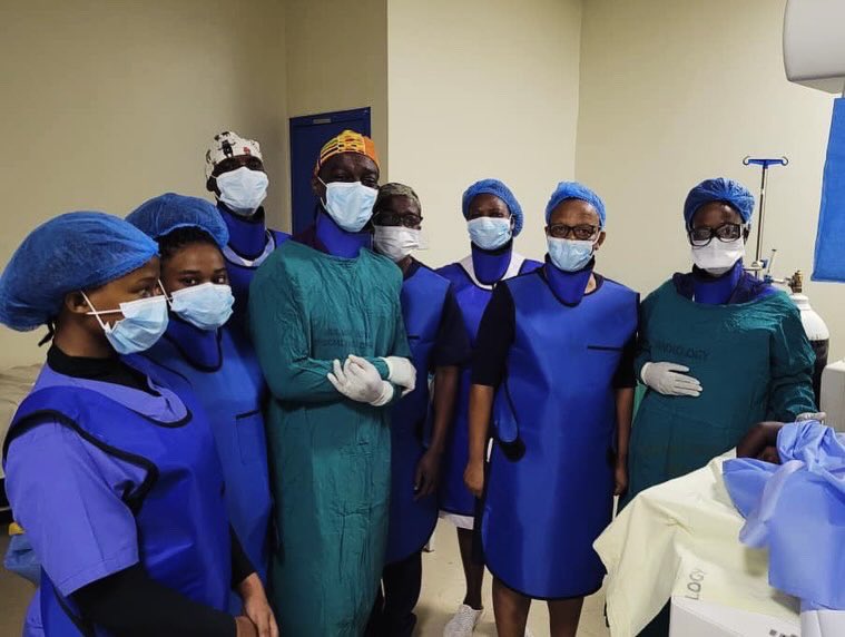 Road2IR's tweet photo. @DrJohnAdu 🇬🇧 having great impact in 🇺🇬 with the first peds IR teaching trip to this country of 50 million with a median age of 17 and no peds IR until now. First sclerotherapy in country is in the books. A new beginning!

@MulagoReferral @eva_nabawanuka @socpedsir @cirsesociety https://t.co/JRbta0VzaA