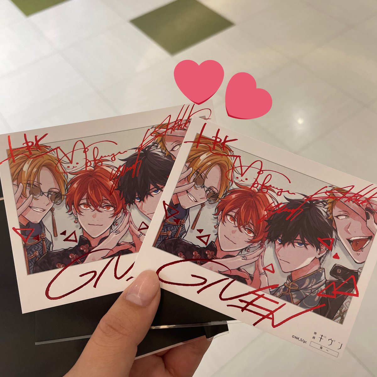 Re23320103's tweet photo. < 交換 > GIVEN ギヴン　映画　海へ
ムビチケ　特典　ポラロイド風カード

譲…given
(ID無しで失礼いたします。)

求…真冬 &amp; 雨月

movix仙台手渡し or 郵送交換希望

可能な方いましたらお声がけください。
よろしくお願いいたします。 https://t.co/CBQeruqN2a