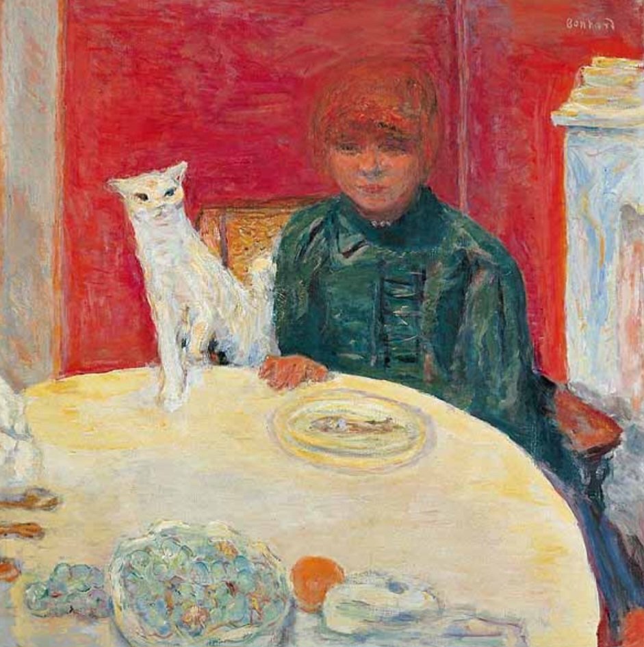 hodgetts_susan's tweet image. #Caturday 
🖼 Woman with a Cat, 1912
🎨 #PierreBonnard