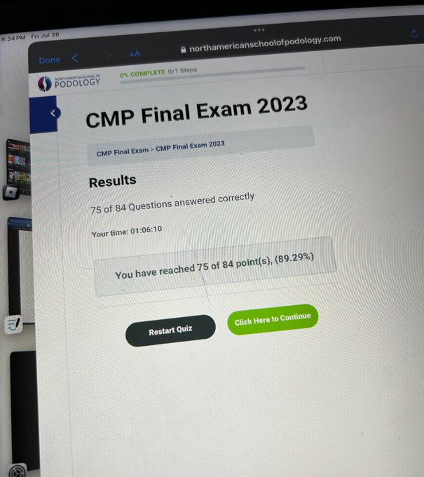 GUYSSS!! I passed the final exam to be a Certified Master Pedicurist!!  😭😭😭😭😭😭😭😭  Biiiittcchhhh we are<a href="/tag/mvsales"class="tags"><span>#mvsales</span></a>