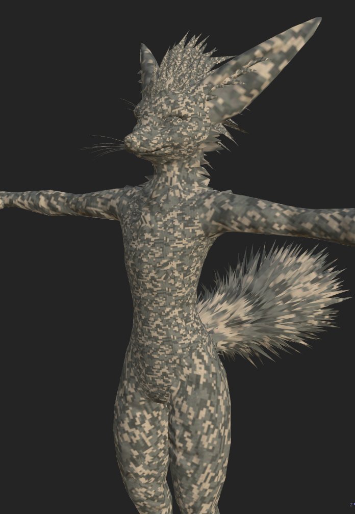 Working on optimizing the UV of the fallback rexouium made by <a href="/Craziux/">Craziux</a> 

Both are 512px (right is the new one)

I've put a lot of emphasis on the body cause it's gonna be an ulti boi so it needs room not to be too distorted with a larger chest