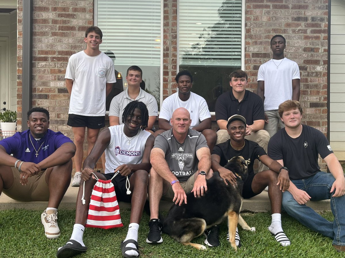 Blaine McCorkle (@blainemccorkle) on Twitter photo It’s been fun to host these incoming frosh <a href="/NSUDemonsFB/">NSU Football</a> They’re off to a great start in the classroom, weight room & starting to build the bonds that last a lifetime & create championships! Excited to see them in a helmet next week! Great days ahead! #MakeAnExcuseToWin 🤘🏼🏈📚🏋🏽 It’s been fun to host these incoming frosh <a href="/NSUDemonsFB/">NSU Football</a> They’re off to a great start in the classroom, weight room & starting to build the bonds that last a lifetime & create championships! Excited to see them in a helmet next week! Great days ahead! #MakeAnExcuseToWin 🤘🏼🏈📚🏋🏽