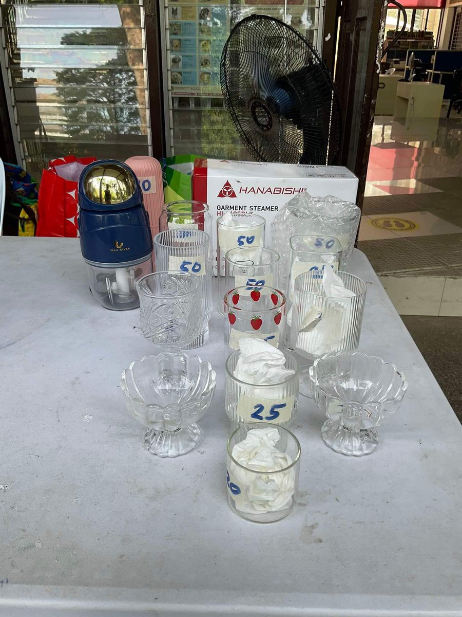 Precious Finds now at SU Bldg. #uplb #garagesale