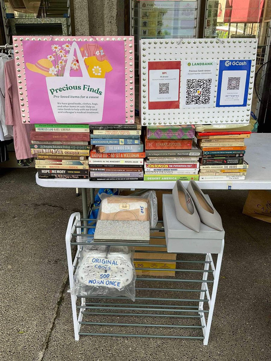 yelenaplays's tweet photo. Precious Finds now at SU Bldg. #uplb #garagesale https://t.co/bbKqLCxKGr