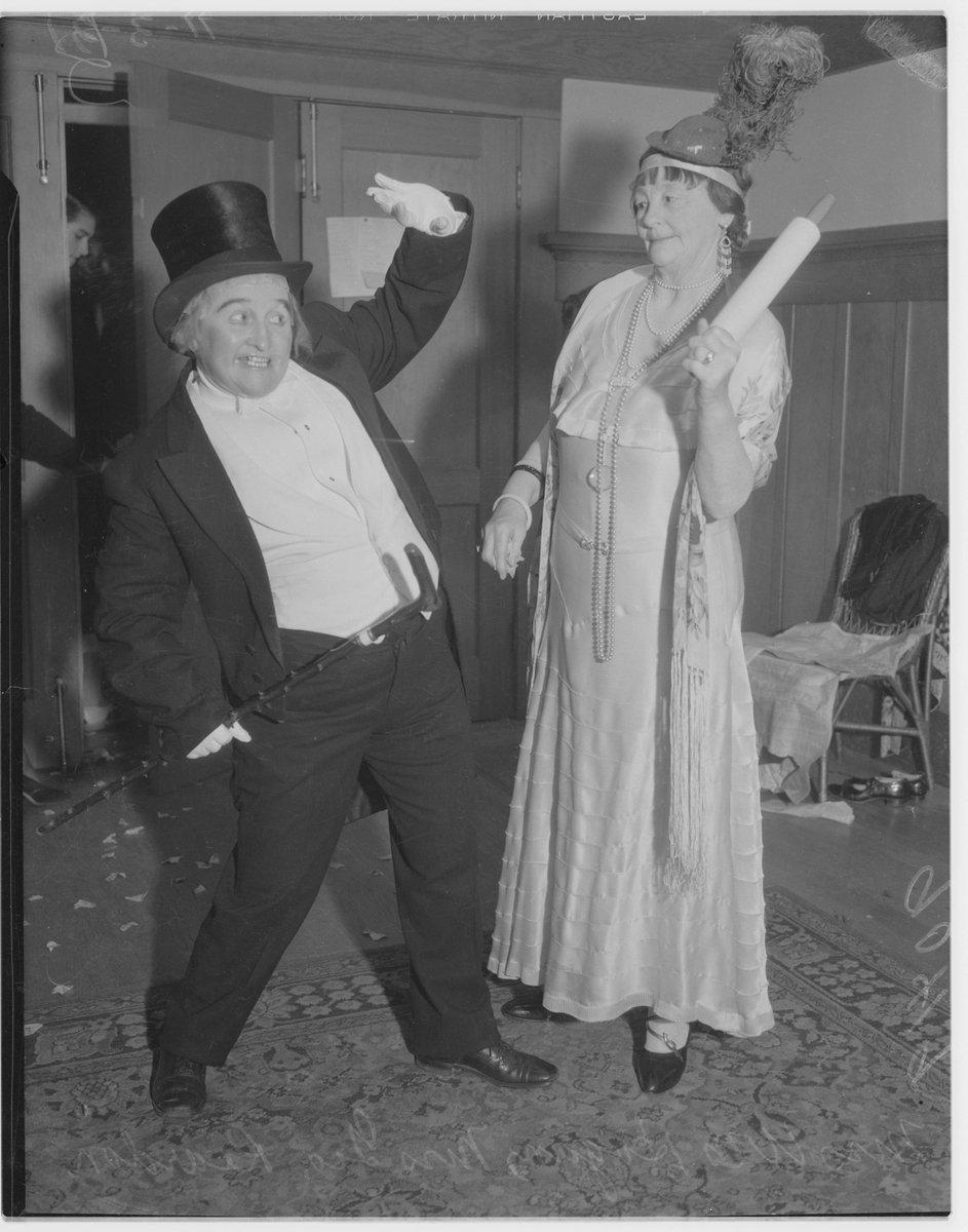bancroftlibrary's tweet photo. In these 1930s photographs of the Burlingame Woman's Club, members of the group pose for the camera, each dressed as different characters from films and cartoons. #UCBerkeley #BancroftLibrary https://t.co/Ps01IMDuCS