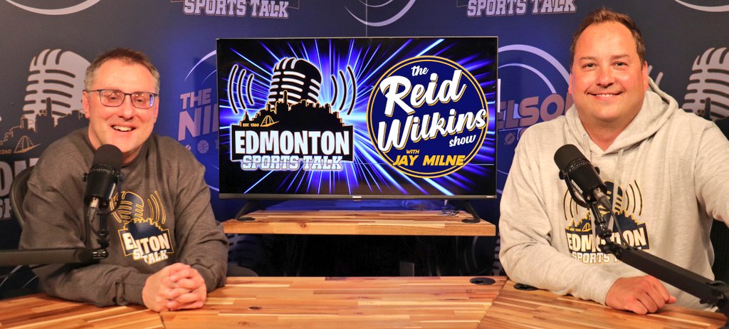 Coming this fall:

The Reid Wilkins Show with Jay Milne, weekdays from 3pm-6pm, exclusively on Edmonton Sports Talk!!