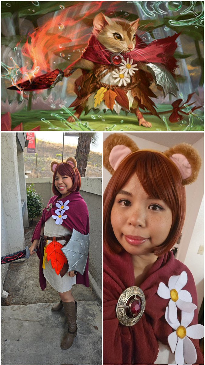bubbyboops's tweet photo. Excited to play in the #Bloomburrow Prerelease!! 🌸🌱🐭 @wizards_magic https://t.co/xwNFrLMVs8